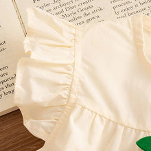 Charger l'image dans la galerie, Robe en coton pour bébé d’été à manches volantées - bébé sucré™