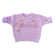 Pull pour bébé tricoté à la main